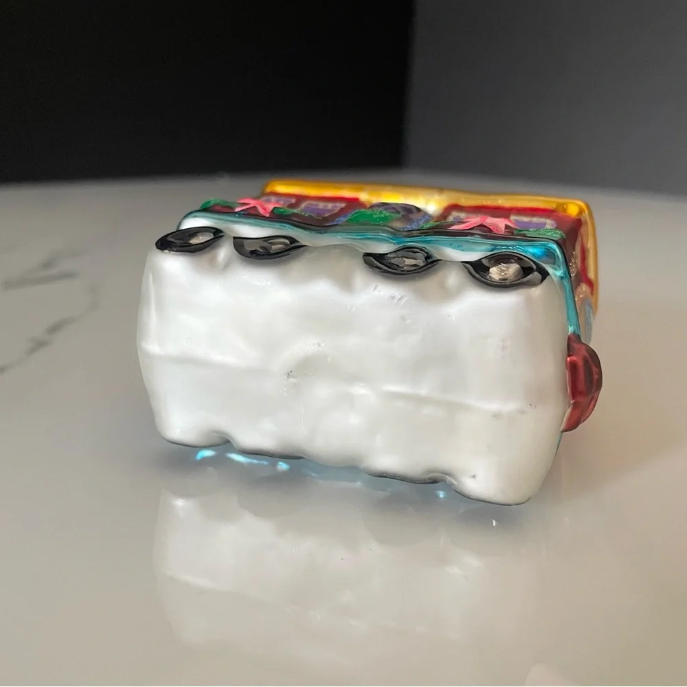North Pole Express Train Car Ornament by Christopher Radko